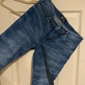 Women’s camo jeans Gap